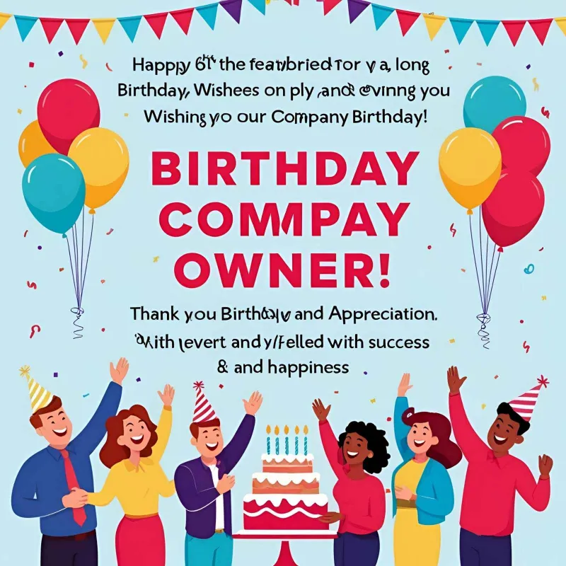 birthday wishes, company owner birthday, birthday messages for boss, happy birthday company owner, birthday greetings for entrepreneur, business owner birthday wishes, birthday quotes for boss, corporate birthday wishes, birthday wishes for CEO, birthday wishes for founder, professional birthday wishes, office birthday messages, birthday wishes for manager, birthday wishes for company founder, birthday greetings for business owner
