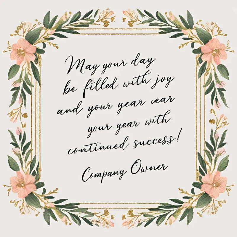 birthday wishes, company owner birthday, birthday messages for boss, happy birthday company owner, birthday greetings for entrepreneur, business owner birthday wishes, birthday quotes for boss, corporate birthday wishes, birthday wishes for CEO, birthday wishes for founder, professional birthday wishes, office birthday messages, birthday wishes for manager, birthday wishes for company founder, birthday greetings for business owner

