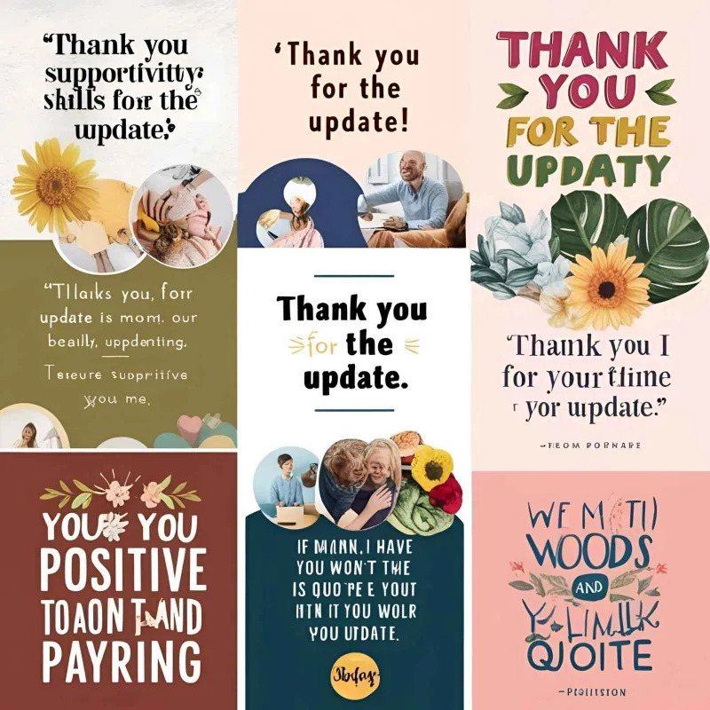 Thank You for the Update Quotes