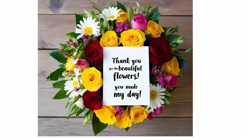 Wishes for Thank You for the Beautiful Flowers