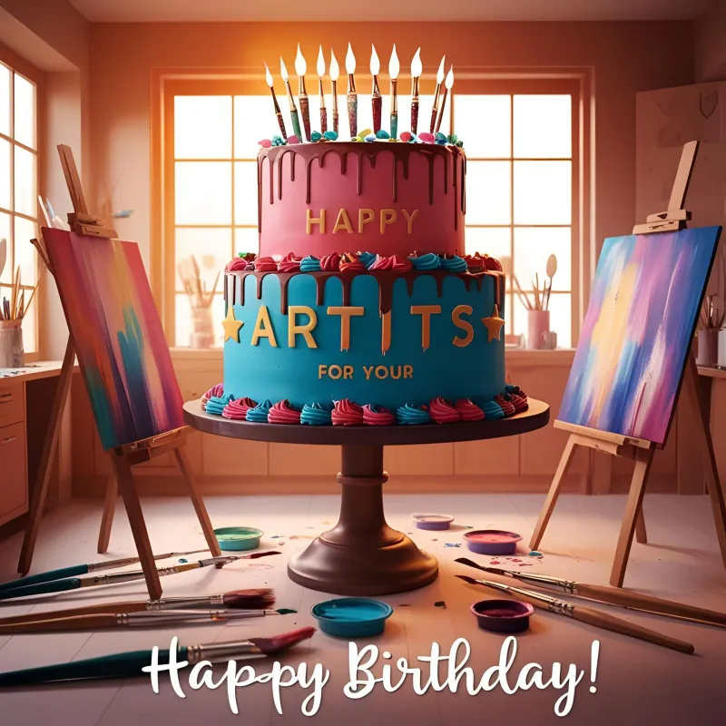 Birthday Wishes for an Artist