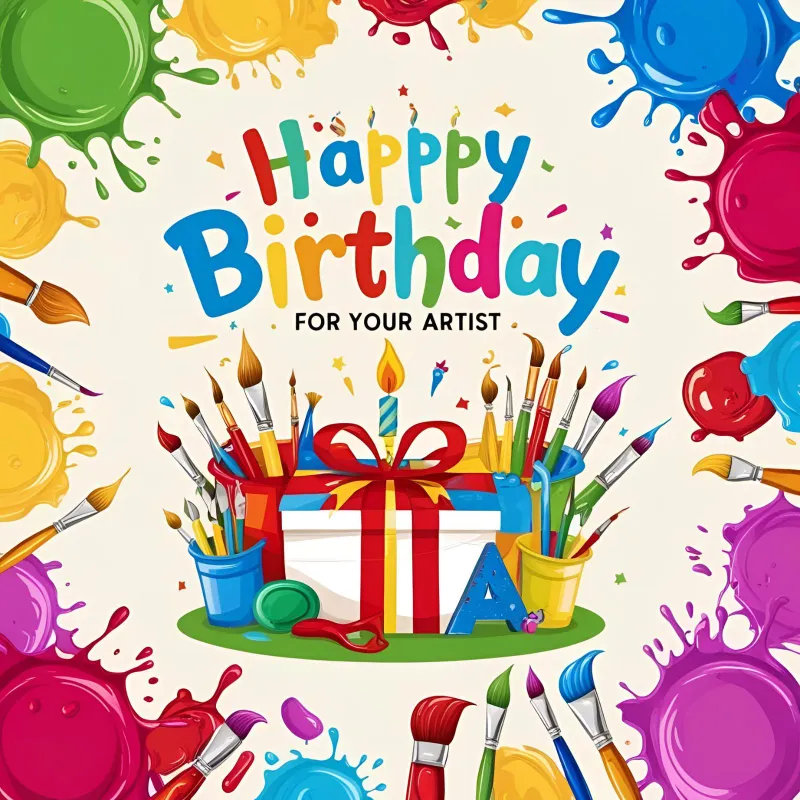 Birthday Wishes for an Artist