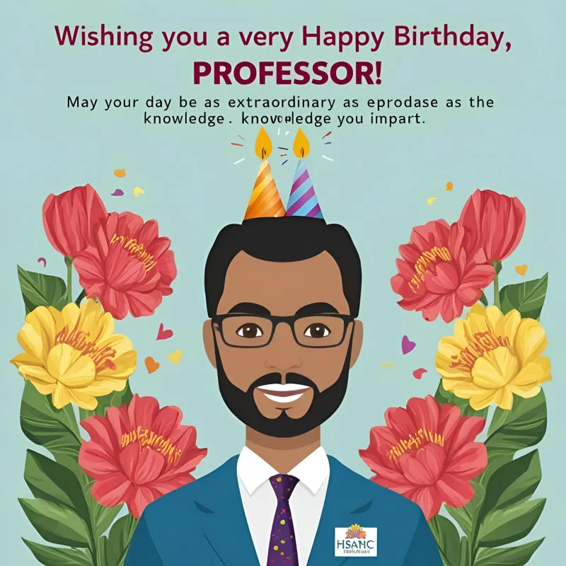 Birthday Wishes for Professors