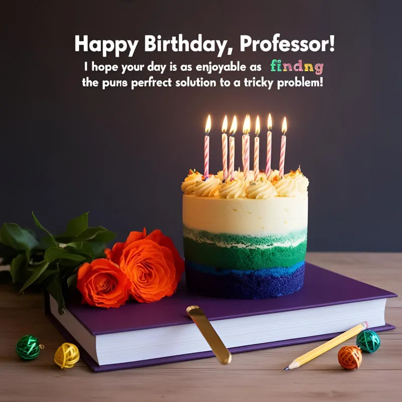 Birthday Wishes for Professors