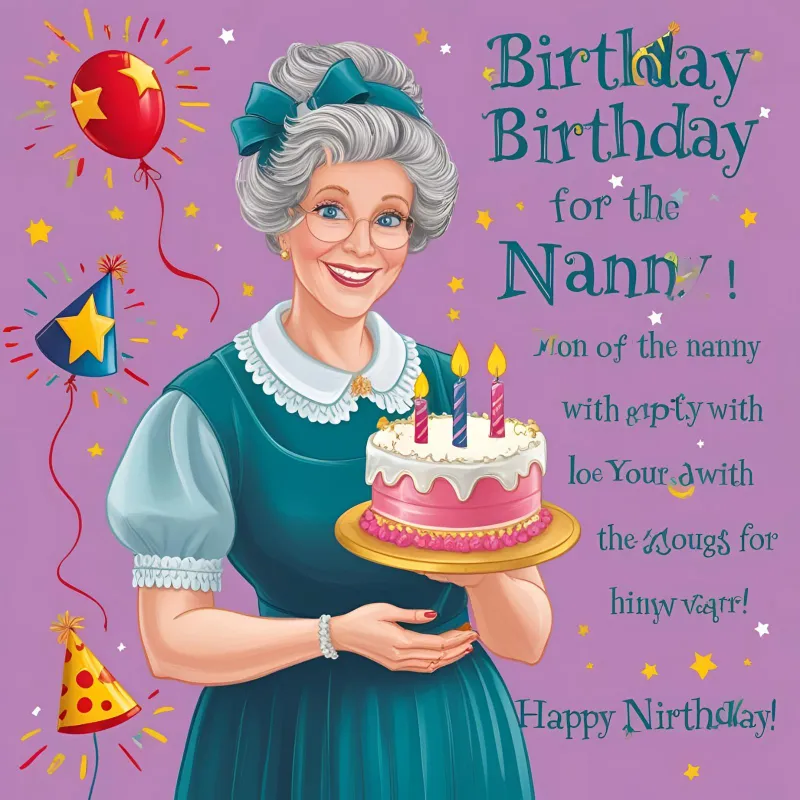 Birthday Wishes for the Nanny