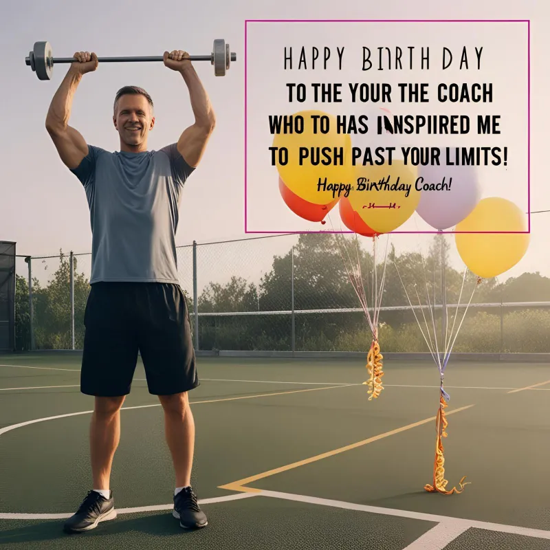 Birthday Wishes for Your Coach