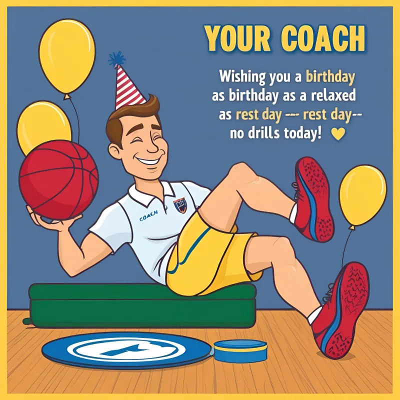 Birthday Wishes for Your Coach