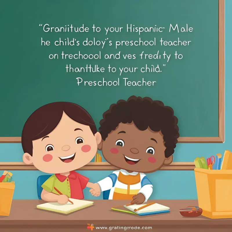 Gratitude to Your Child's Preschool Teacher Quotes