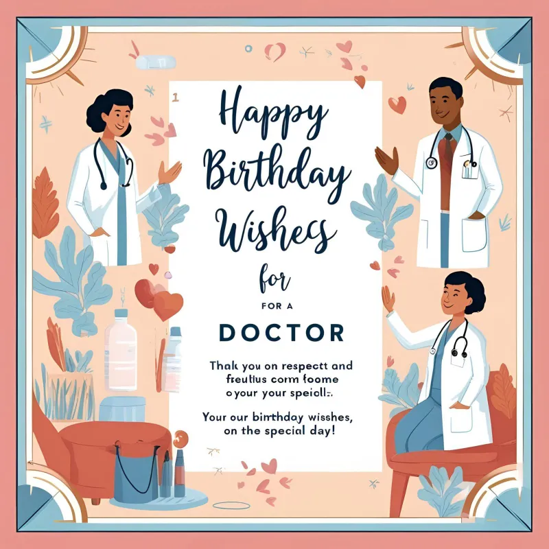 Professional Birthday Wishes for a Doctor