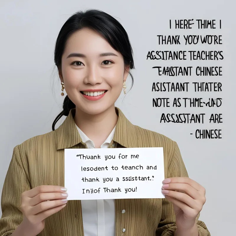 Teacher Assistant Thank You Note Quotes