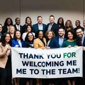 Read more about the article Thank You for Welcoming Me to the Team Quotes 2025