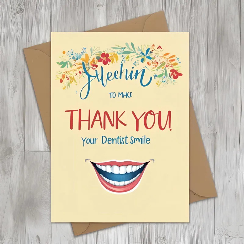 Thank You Notes That Will Make Your Dentist Smile