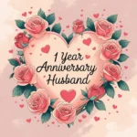 1 Year Anniversary Wishes for Husband 💑🎉 | Updated 2025
