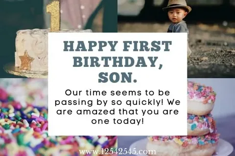 1st birthday wishes for baby boy