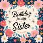 121+ Birthday Wishes for My Sister 🎂👭 | Updated 2025
