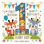 98+ First Birthday Wishes Baby Boy 🎉👶 | Updated 2025