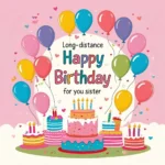 Birthday Wishes 🌍 for Sister Far Away | Updated 2025