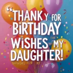 99+ Thank You Quotes for Daughter’s Birthday Wishes 🎉 Updated 2025