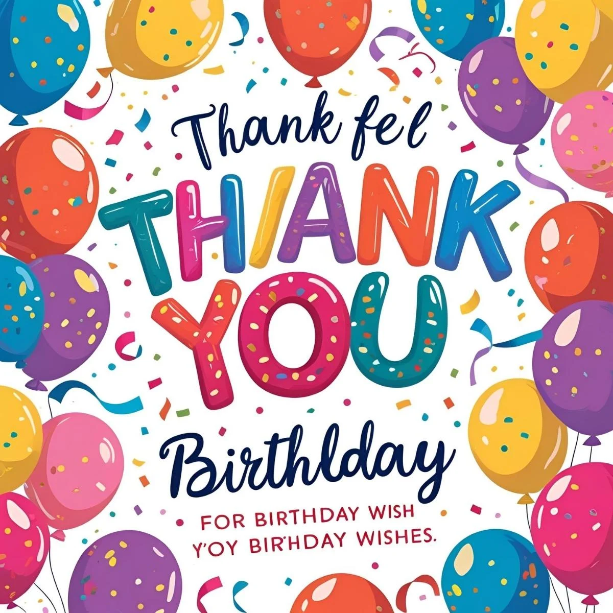 Thank You Messages for Birthday Wishes