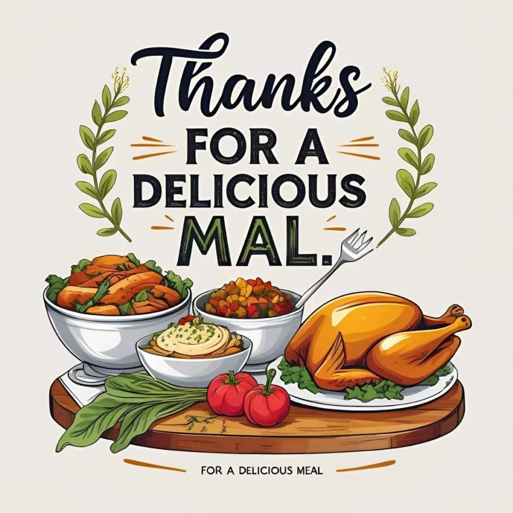 Thanks for a Delicious Meal Quotes