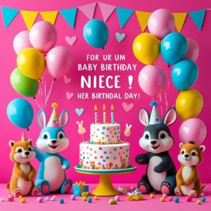 Read more about the article 210+ 1st Birthday Wishes for Baby Girl Niece 🎀