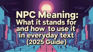 Read more about the article NPC Meaning: What It Stands For and How to Use It in Everyday Text (2025 Guide)