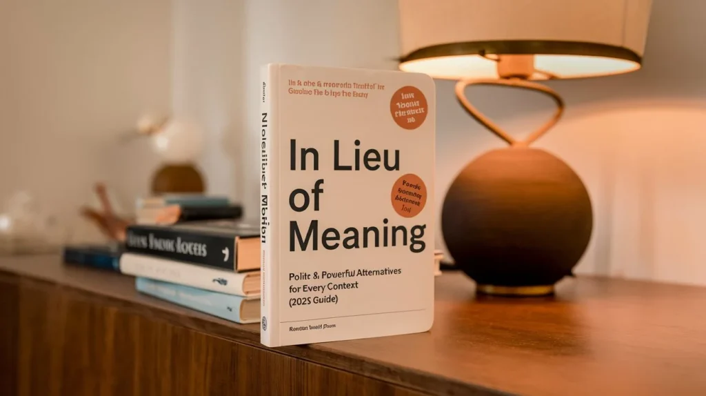 In Lieu Of Meaning