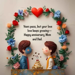 Read more about the article 211+ Anniversary Wishes for Mom Dad 💖🎉 | Updated 2025