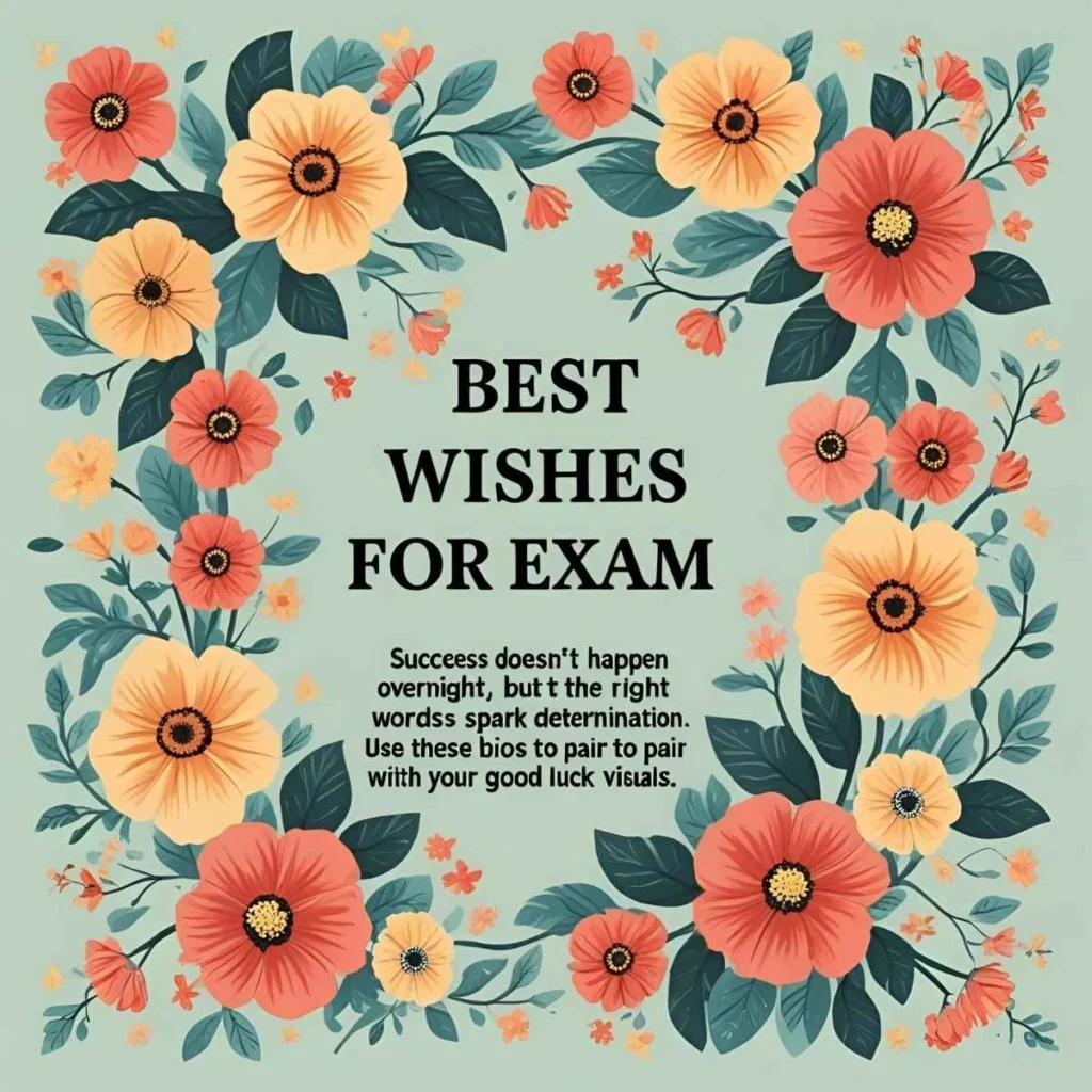 Best Wishes for Exam