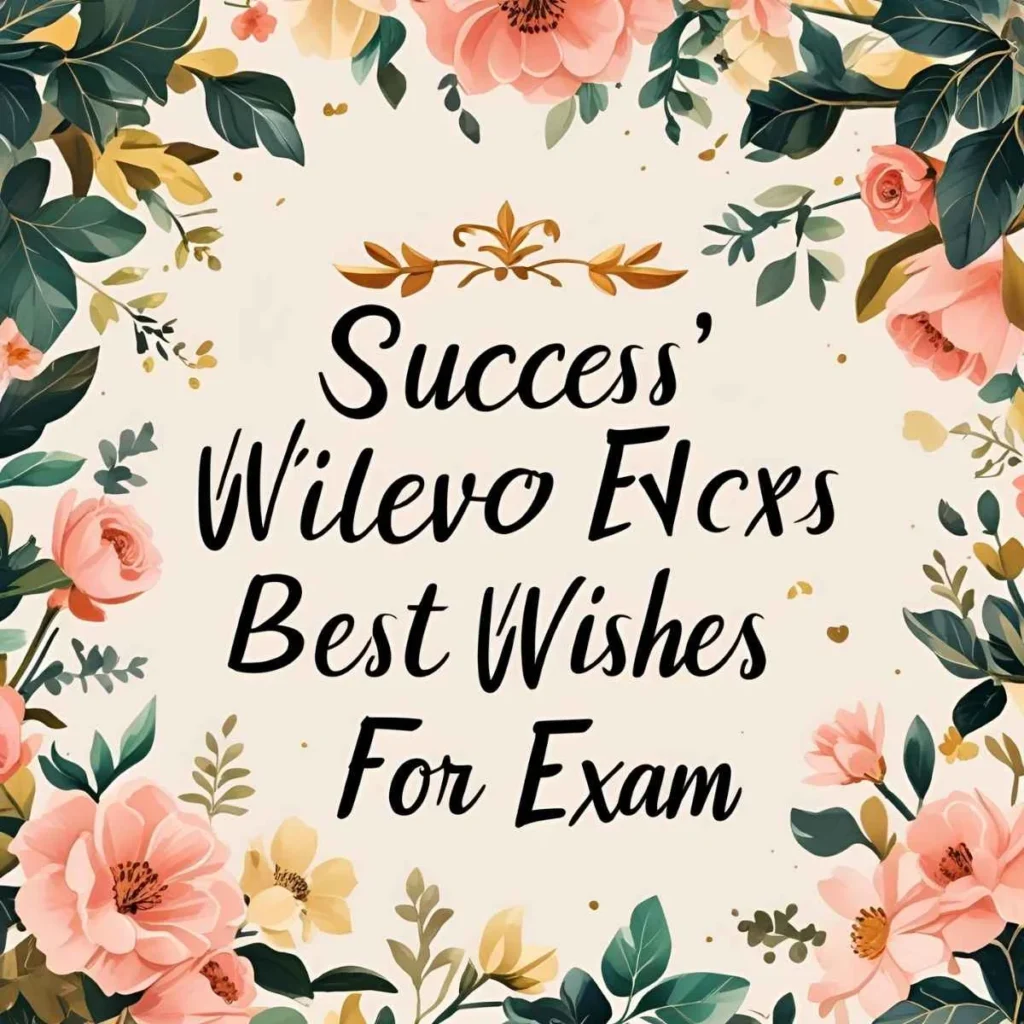 Best Wishes for Exam