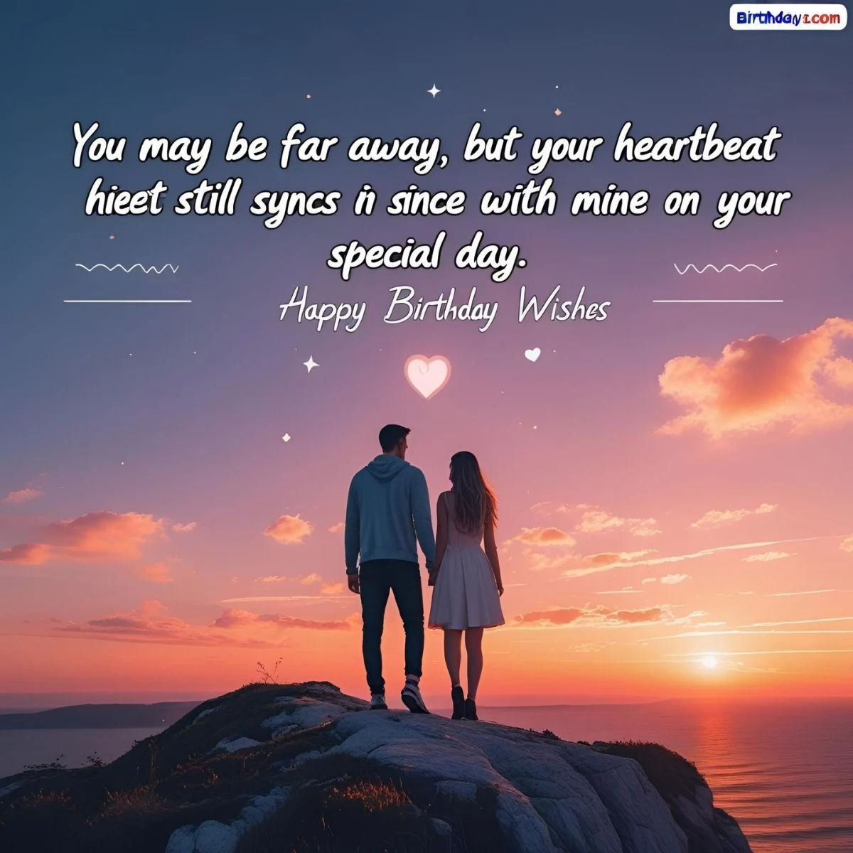 Distance Birthday Wishes for Boyfriend