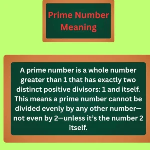 Read more about the article Prime Number Meaning