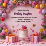 100+ Simple Birthday Wishes for Daughter 🎂💖 | Updated 2025