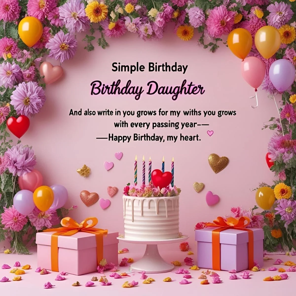 Read more about the article 100+ Simple Birthday Wishes for Daughter 🎂💖 | Updated 2025
