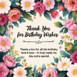 100+ Status Thank You for Birthday Wishes