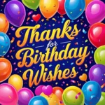 177+ Thanks for Birthday Wishes in English 🙏🎂 | Updated 2025