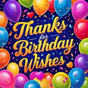 Read more about the article 177+ Thanks for Birthday Wishes in English 🙏🎂 | Updated 2025