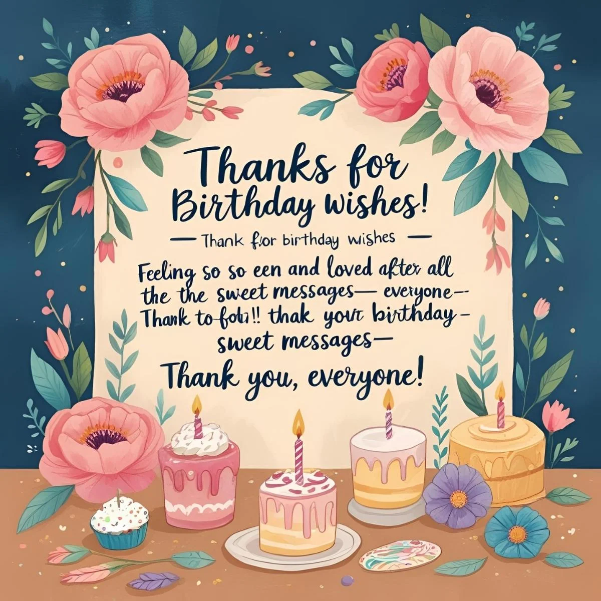 Thanks for the birthday wishes