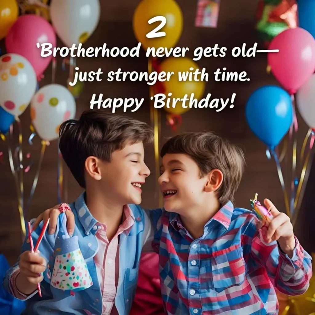 2-Line Birthday Wishes for Brother