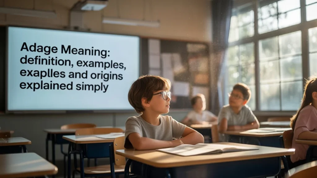 Adage Meaning