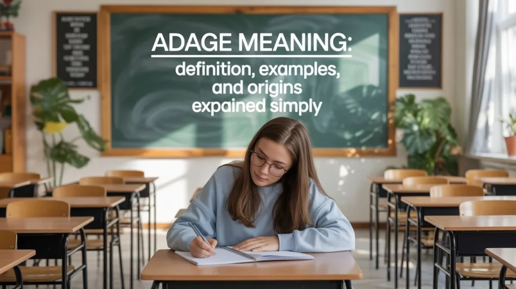 Adage Meaning