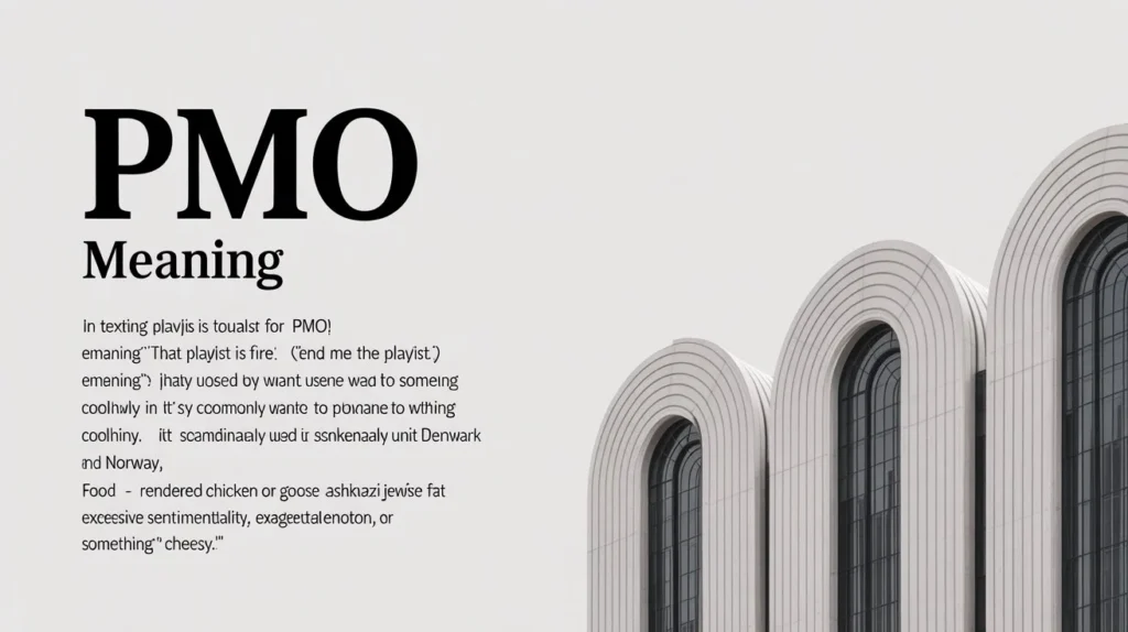 PMO Meaning