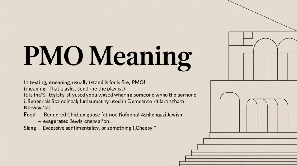PMO Meaning
