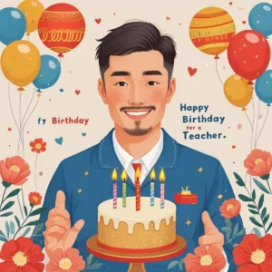 Read more about the article 210+ Short & Loving Happy Birthday Wishes for Teacher 💕✨ 2025 Best