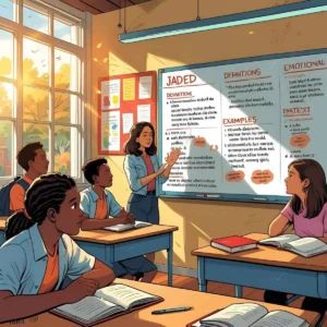 Read more about the article Jaded Meaning: Definition, Usage, Examples & Emotional Context