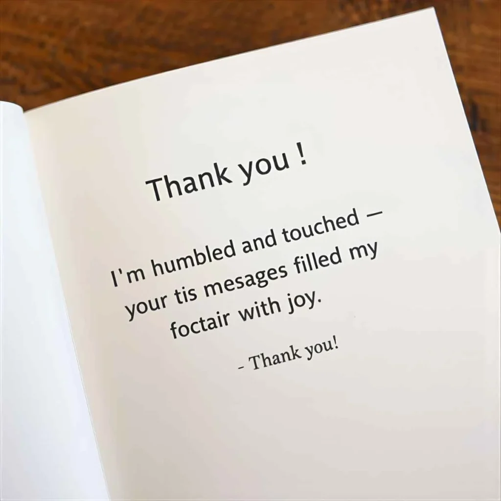 Thank You Birthday Wishes