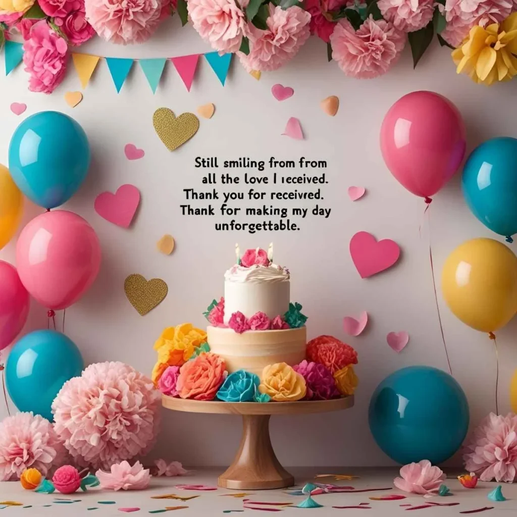 Ways to Say Thank You for Birthday Wishes