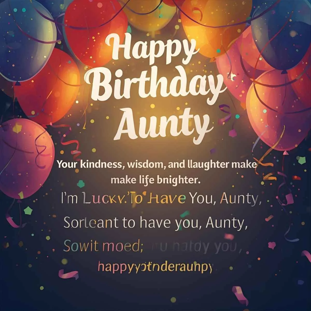 Read more about the article 210+ Lovely Birthday Wishes for Aunty 💖🎉 2025 Best