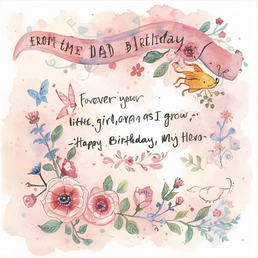 Birthday Wishes for Dad from Daughter