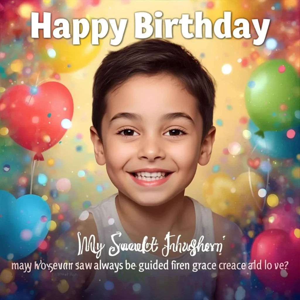 Birthday Wishes for My First Son